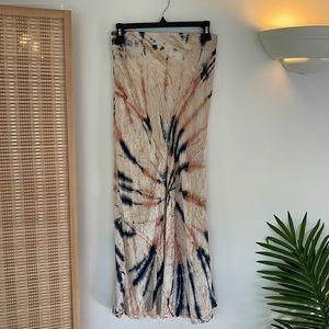 Free People velvet maxi skirt✨